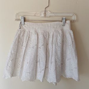White Hollister skirt